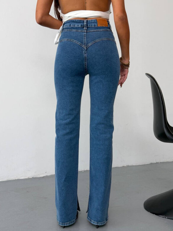 Spodnie Beseo jeans niebieskie 