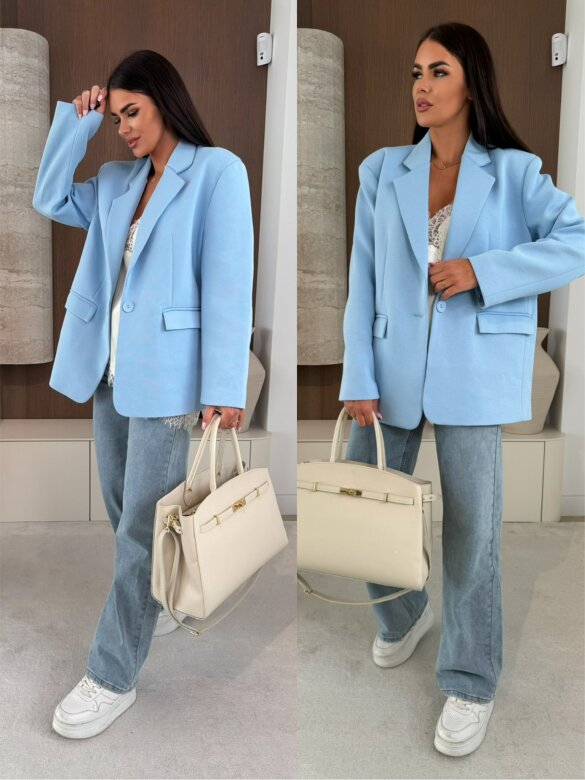 Marynarka Lirro błękitna