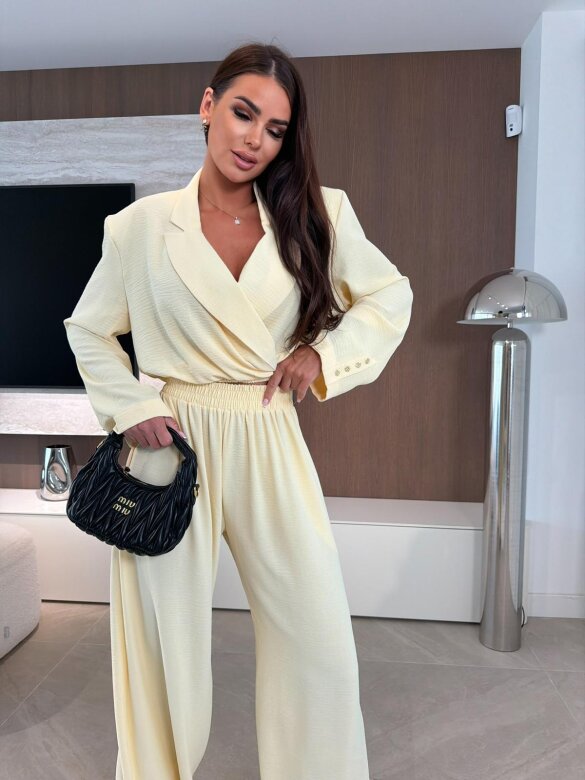 Komplet 2w1 Marenzo butter yellow