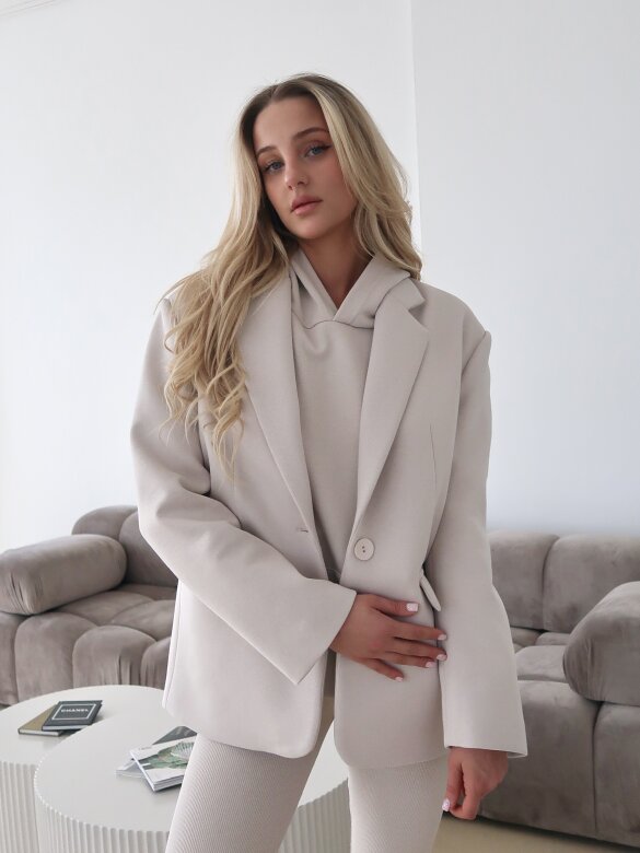 Marynarka Lirro jasnobeżowa 