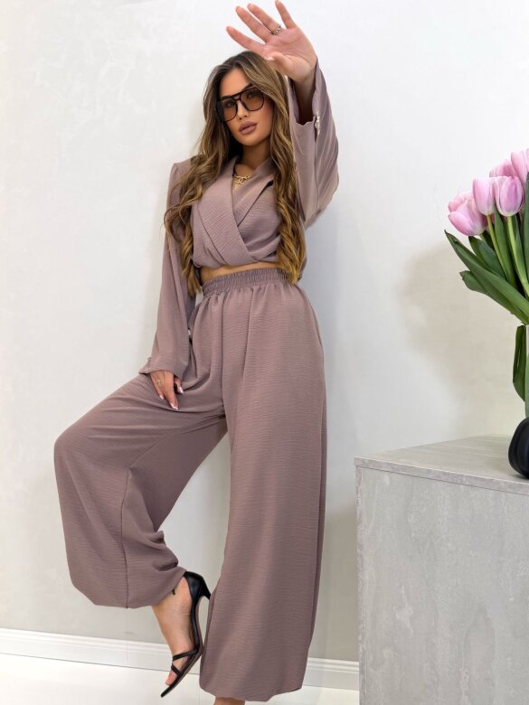 Komplet 2w1 Marenzo mocca 