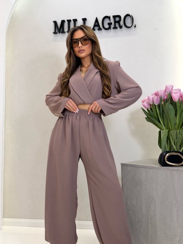 Komplet 2w1 Marenzo mocca 