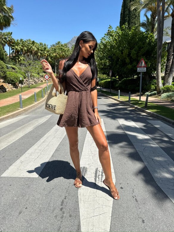 Kombinezon Jardine czekoladowy