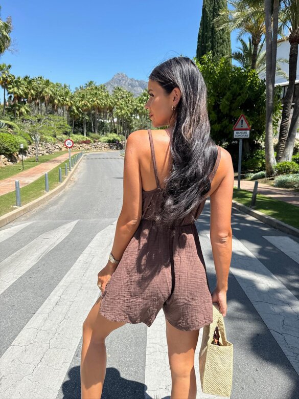 Kombinezon Jardine czekoladowy