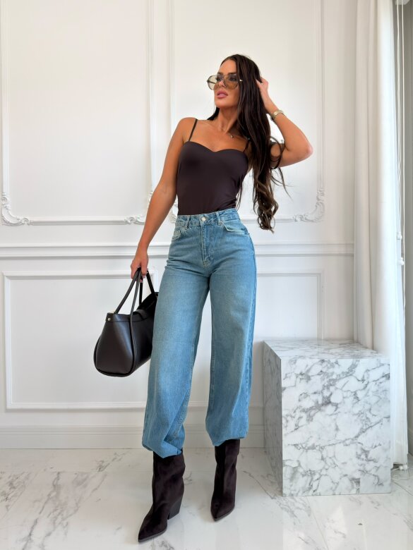 Spodnie Rovin jeans niebieskie