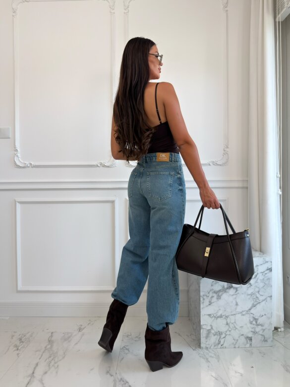 Spodnie Rovin jeans niebieskie