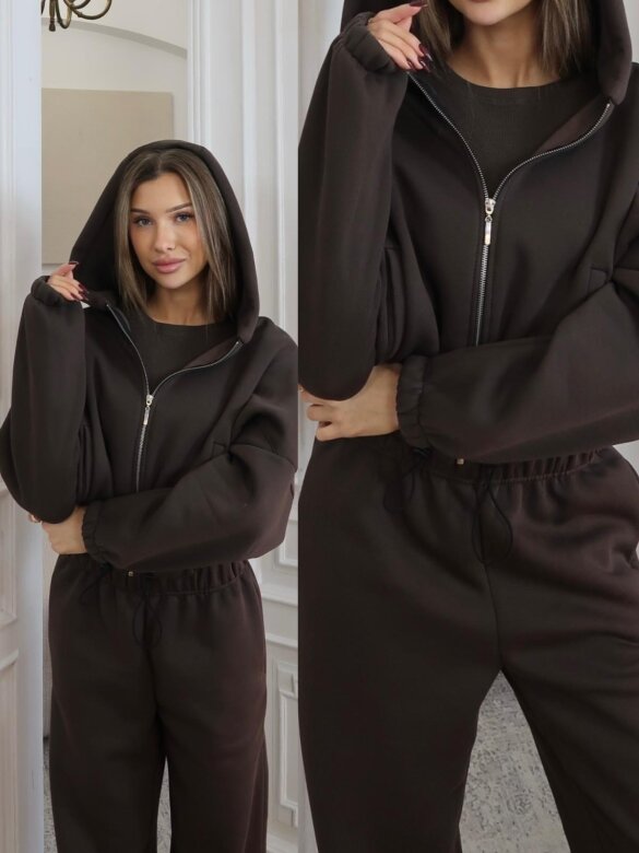 Komplet 2w1 Suzien czekoladowy 