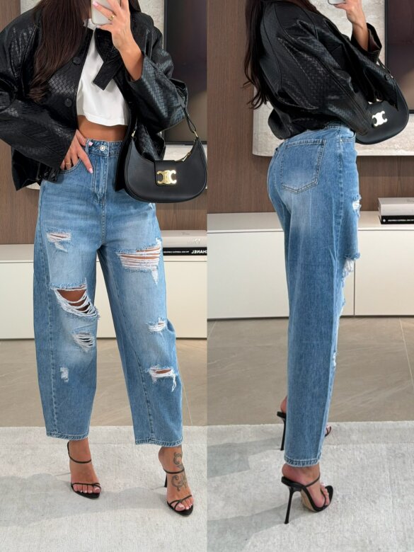 Spodnie Vittaro jeans niebieskie