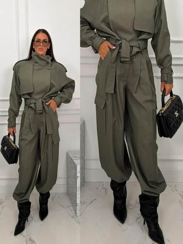 Spodnie Corvino khaki 