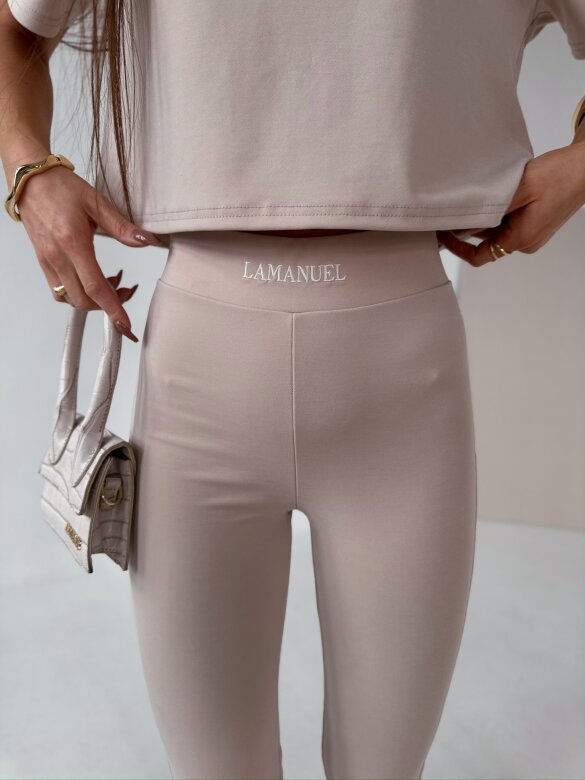 Legginsy Adore beżowe 