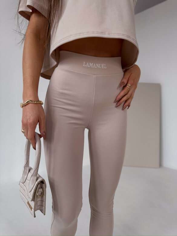 Legginsy Adore beżowe 