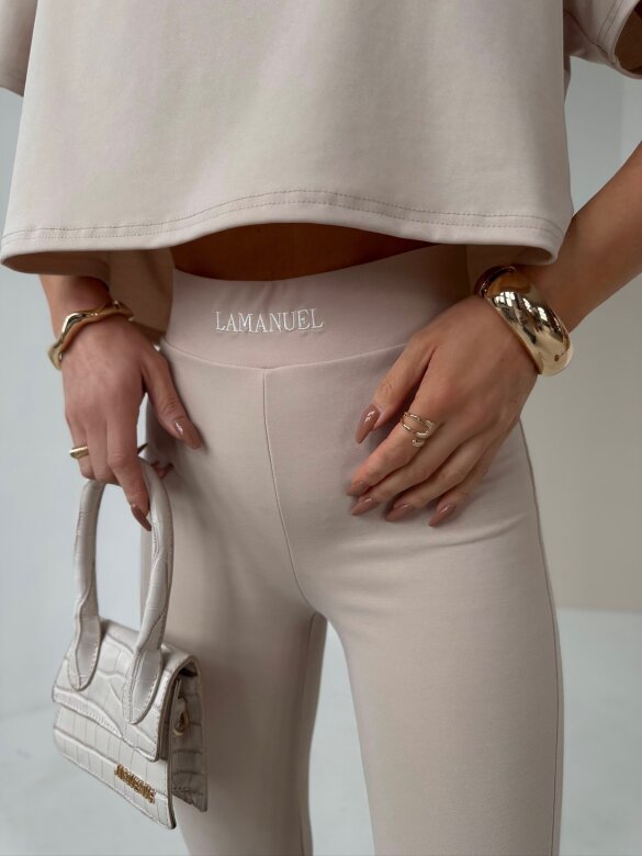 Legginsy Adore beżowe 