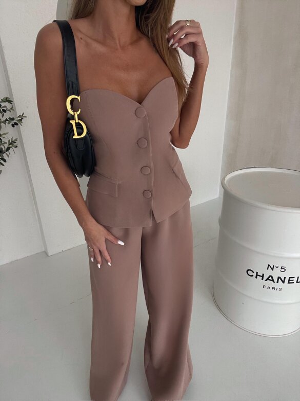 Komplet 2w1 Pastel Aura mocca 