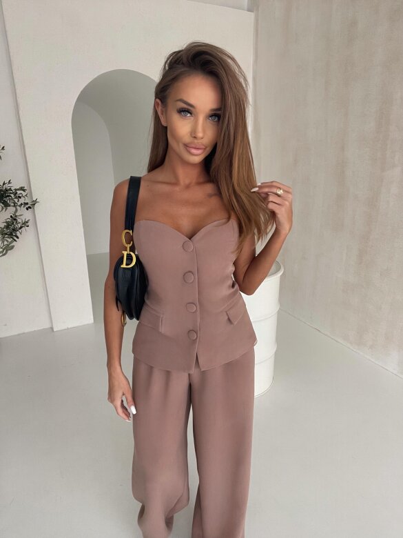 Komplet 2w1 Pastel Aura mocca 