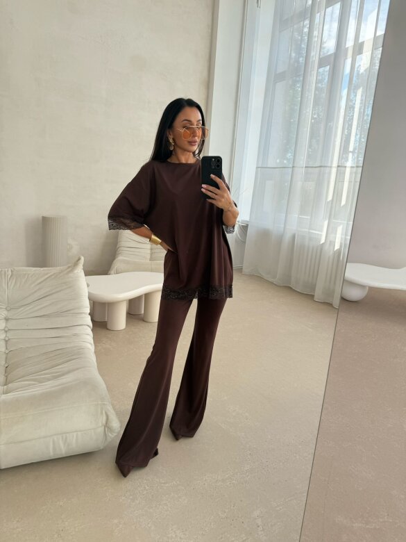 Bluzka Monn czekoladowa 