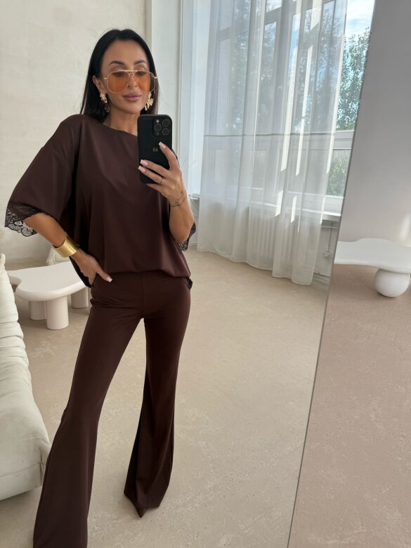 Bluzka Monn czekoladowa 