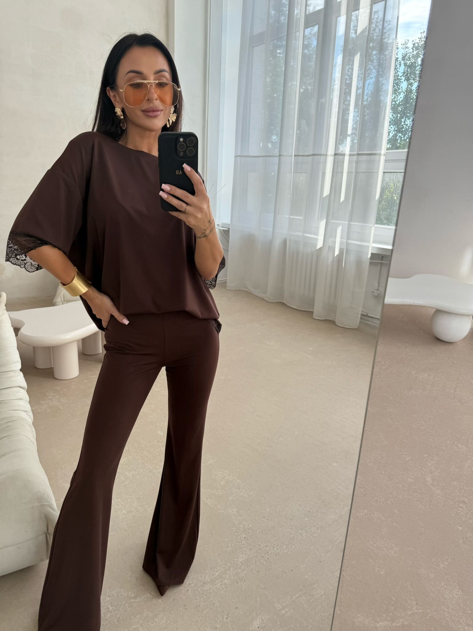 Bluzka Monn czekoladowa 