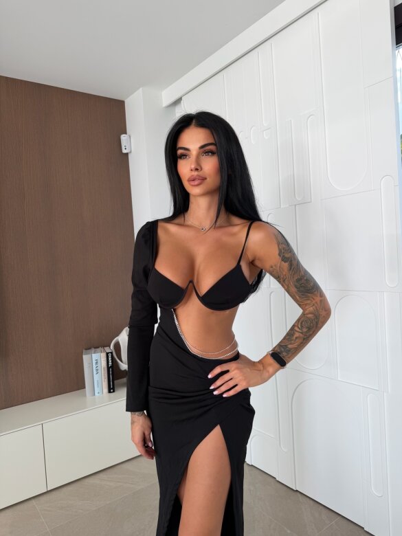 Sukienka Taking Chances czarna