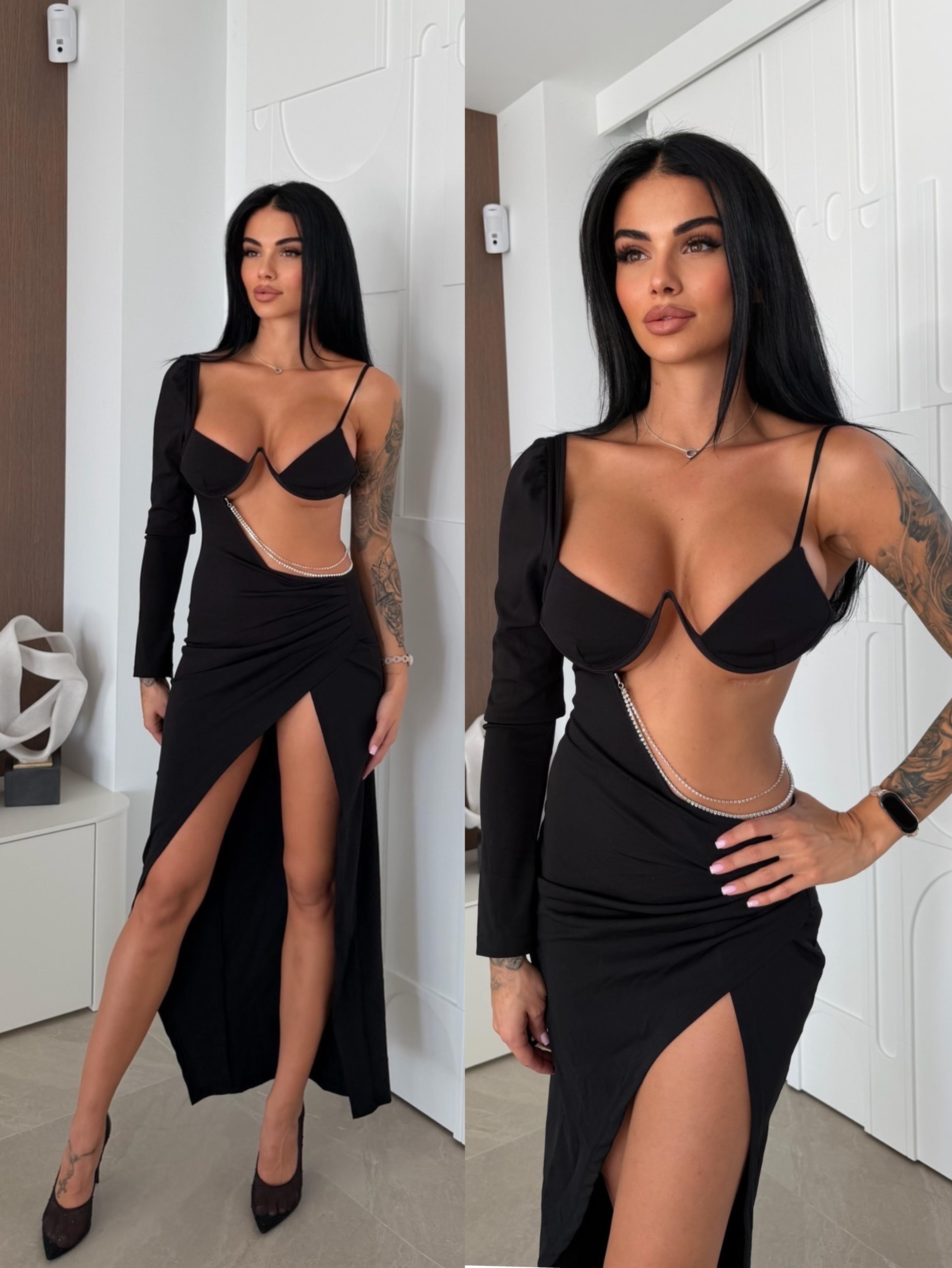 Sukienka Taking Chances czarna