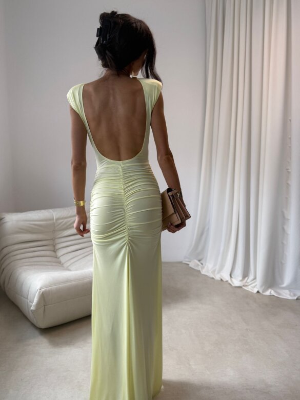 Dress Olivia maxi  butter yellow