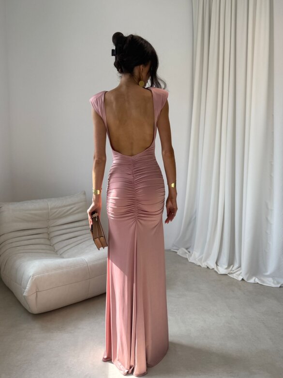 Dress Olivia maxi powder