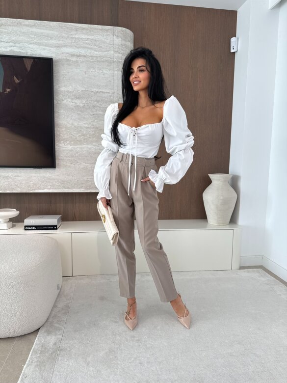 Bluzka Soraya hiszpanka ecru 