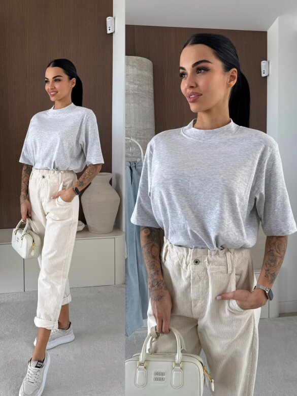 T-shirt Lumire szary 