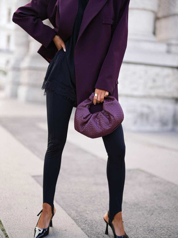 Marynarka Florii bordowa 