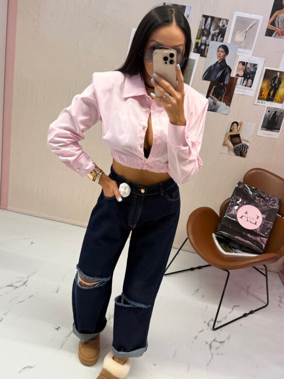 Koszula Sierra short pudrowa