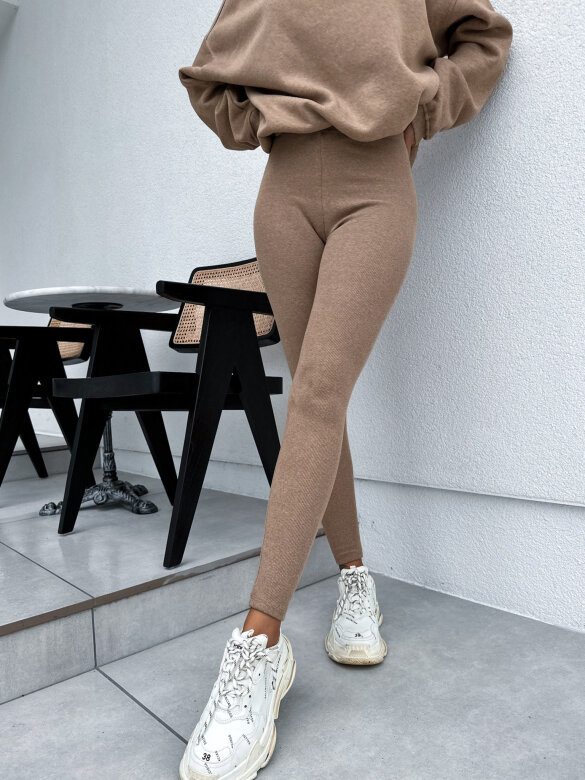 Komplet Queen Of Streetwear karmelowy