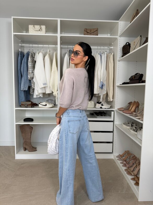 Sweter Essenze 27% baby alpaka beżowy 