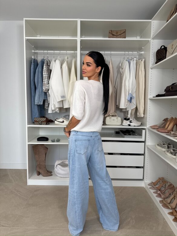 Sweter Essenze 27% baby alpaka ecru 