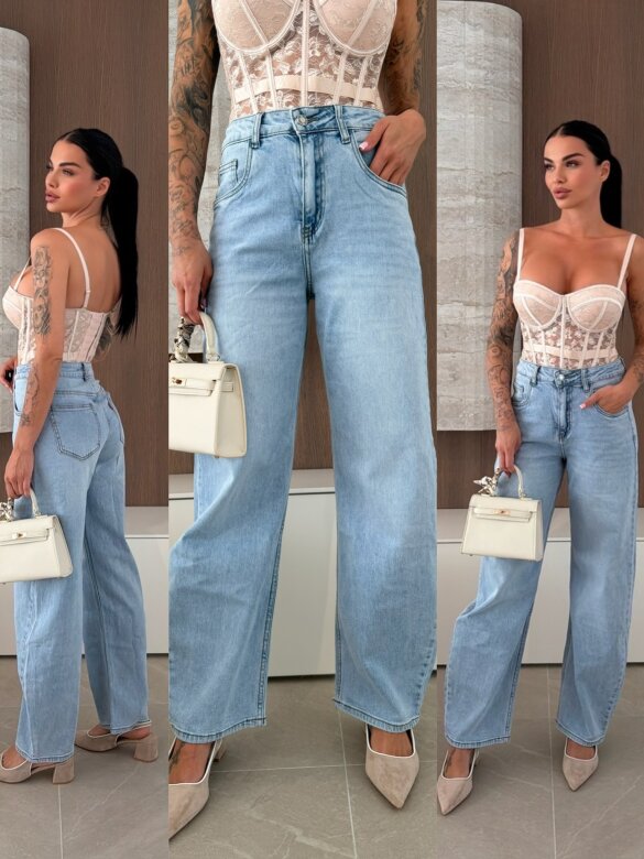 Spodnie Verne jeans niebieskie 