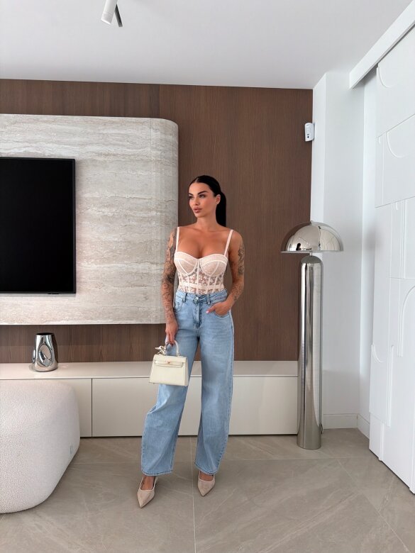 Spodnie Verne jeans niebieskie 