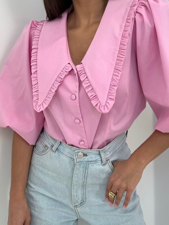 Koszula Rosiio pudrowa