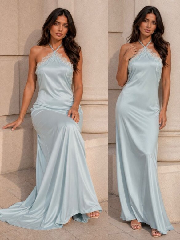 Dress Britessa maxi mint