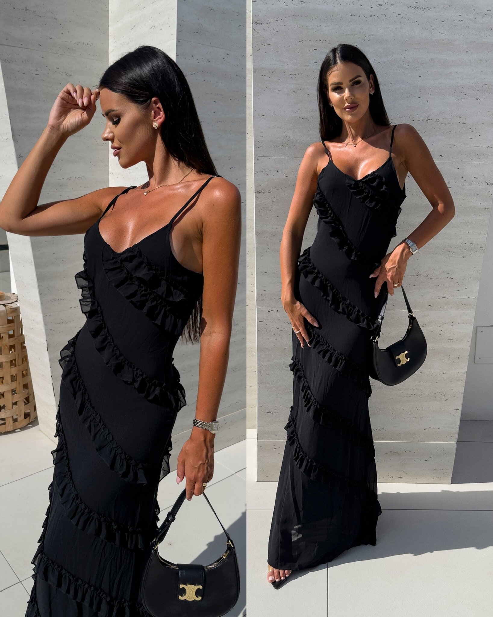 Sukienka Lapaz maxi czarna 