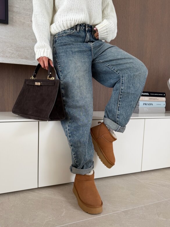 Spodnie Avrie jeans niebieskie