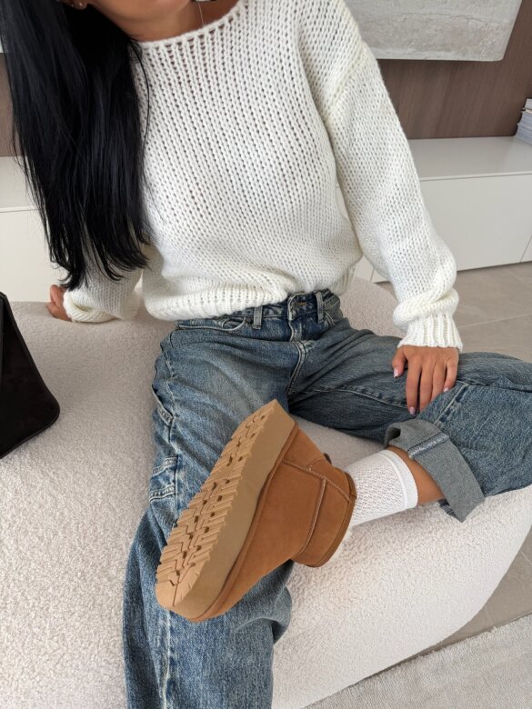 Spodnie Avrie jeans niebieskie