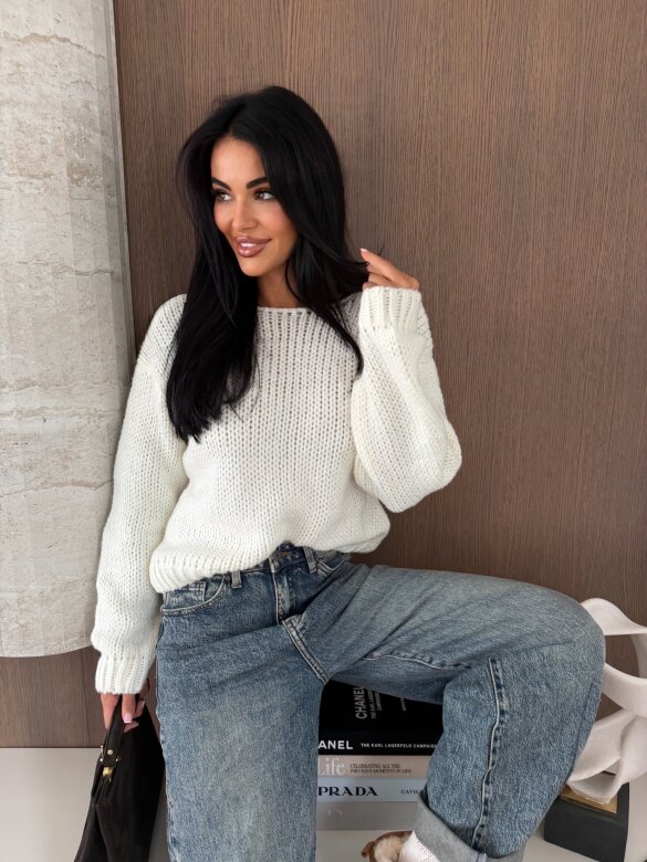 Spodnie Avrie jeans niebieskie