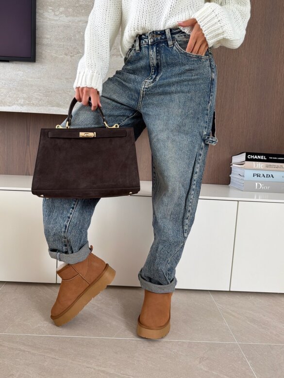 Spodnie Avrie jeans niebieskie