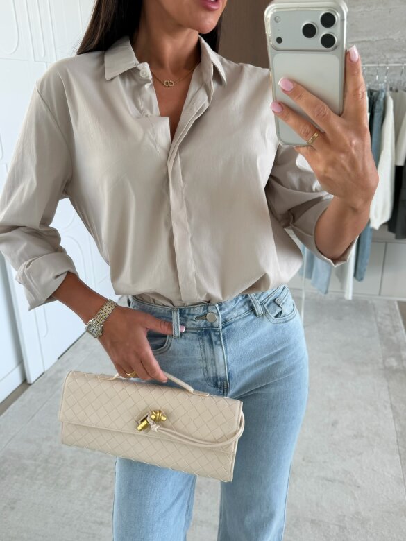 Koszula Finessa long beżowa