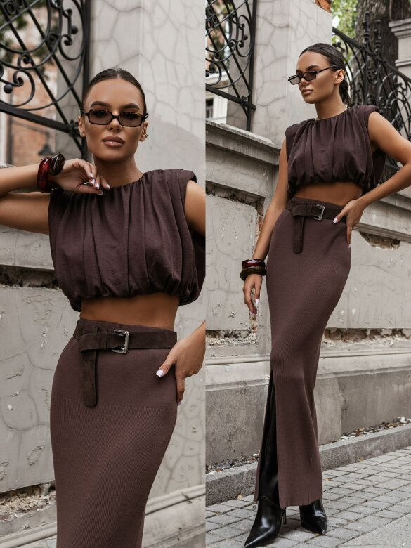 Bluzka Savena short bombka czekoladowa