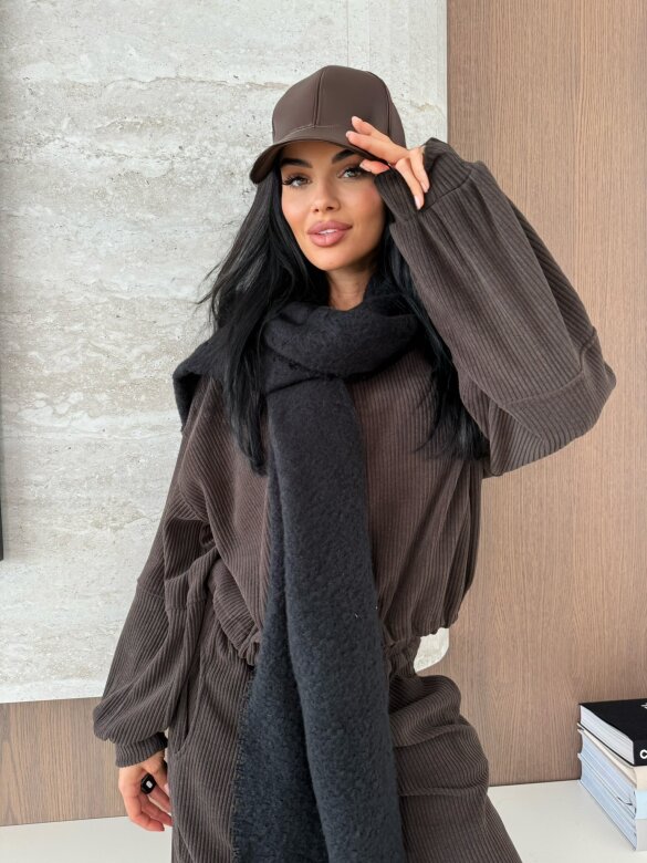 Cap Gabrisse eco leather chocolate