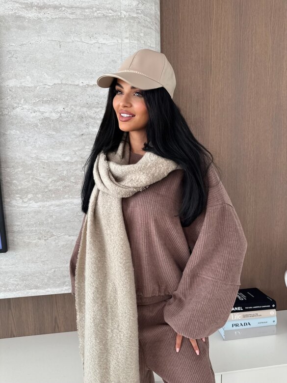 Cap Gabrisse eco leather beige