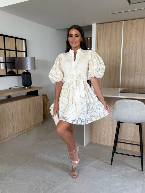 Sukienka Fernanda mini ecru 