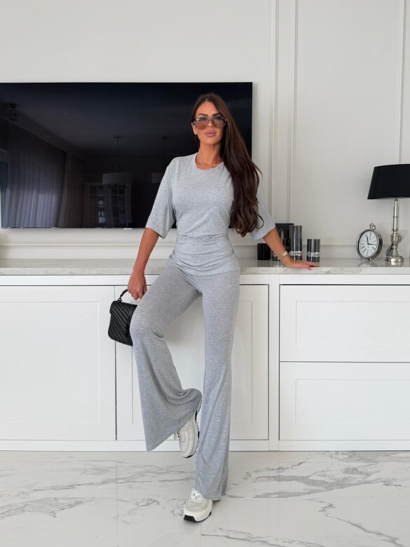 Blouse Paraiso viscose grey