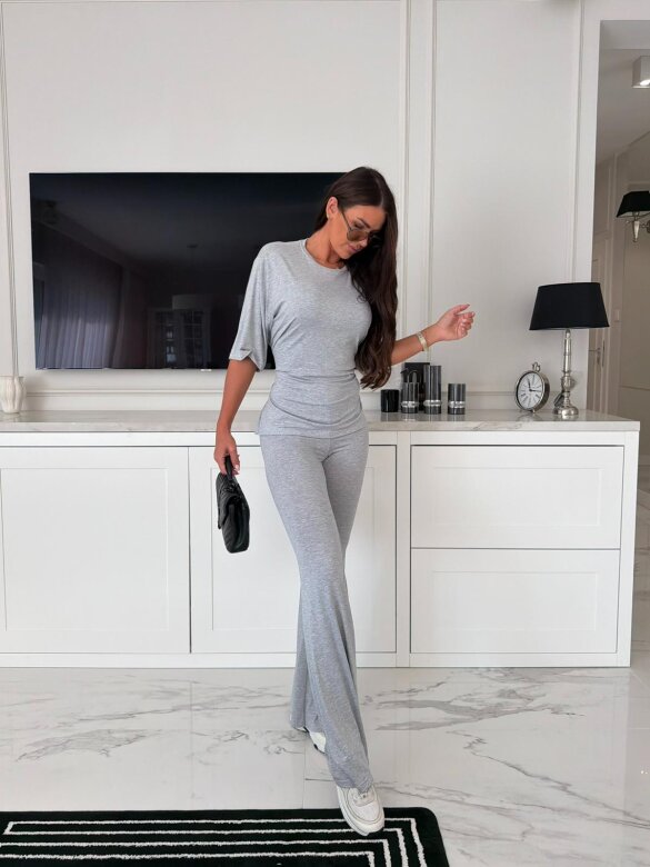 Blouse Paraiso viscose grey