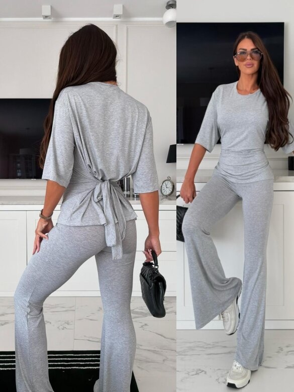 Blouse Paraiso viscose grey