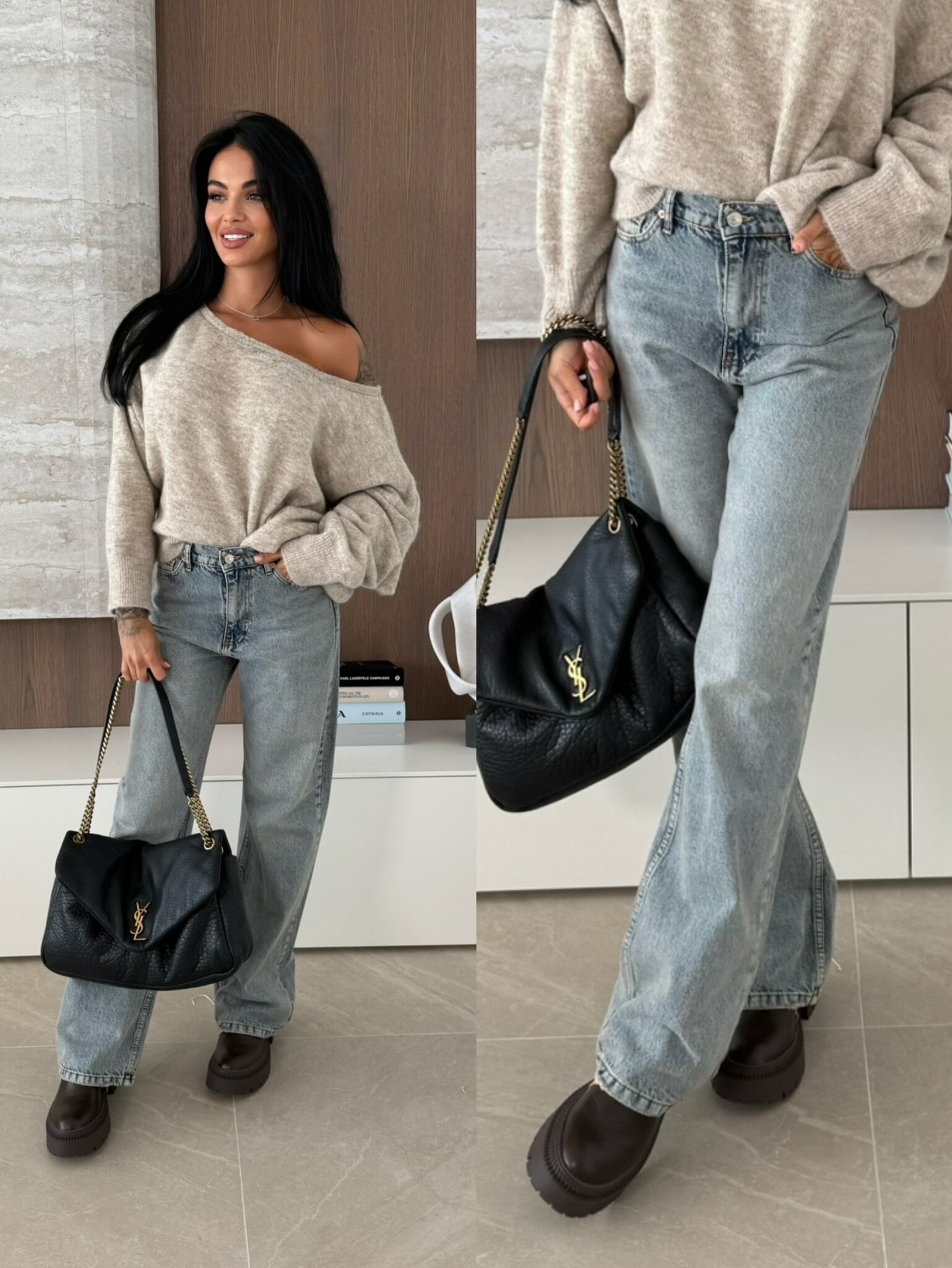 Trousers Taliore jeans light blue